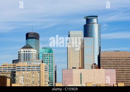 Minneapolis, Minnesota Morgen mal gesehen Stockfoto