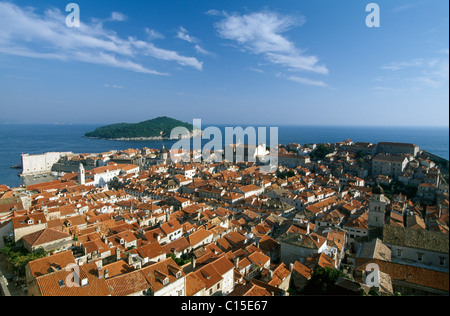 Dubrovnik, Dalmatien, Dalmatien, Kroatien Stockfoto