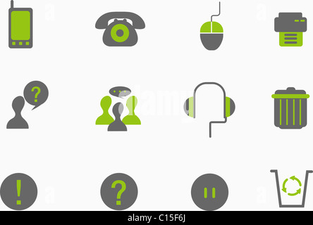 Verschiedene Arten von Objekten Stockfoto