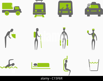 Verschiedene Arten von Objekten Stockfoto