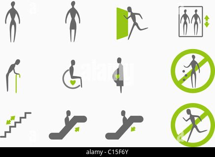 Verschiedene Arten von Objekten Stockfoto