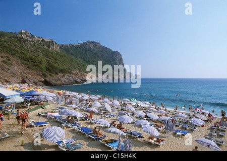 Kleopatra Beach, Alanya, türkische Riviera, Türkei Stockfoto