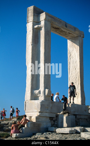 Tempel des Apollo, Naxos, Kykladen, Griechenland Stockfoto