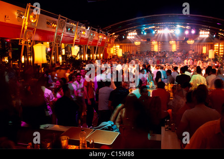 -Club "Privileg", Nachtclub in Kallithea, Kassandra, Chalkidiki, Griechenland, Europa Stockfoto