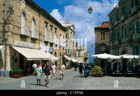 Altstadt von Tropea, Kalabrien, Italien Stockfoto