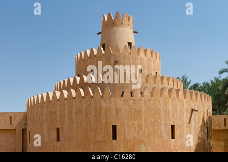 Das Al Ain Palace Museum in Al Ain, Emirat Abu Dhabi, Vereinigte Arabische Emirate. Stockfoto