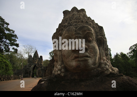 Südtor, Angkor Thom, Kambodscha Stockfoto