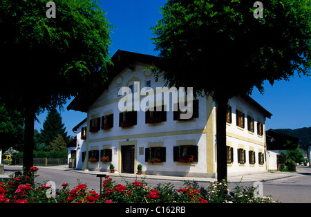 Geburtsort von Papst Benedict XVI in das Dorf Marktl am Inn, Niederbayern, Deutschland, Europa Stockfoto