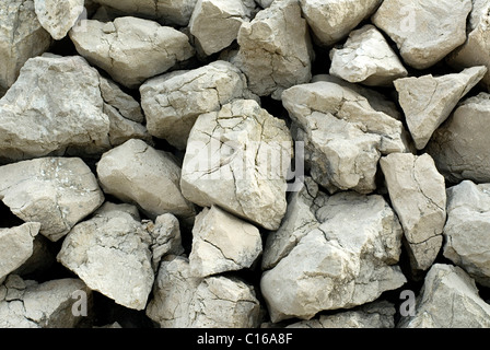 Alte Steinmauer, Bild von der alten Steinmauer, die häufig, auf den Inseln verwendet wird Stockfoto