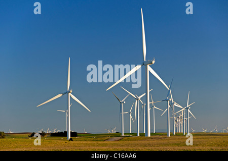 Shiloh II Windprojekt entlang Highway 12 in der Nähe von Suisun City, Kalifornien. Stockfoto