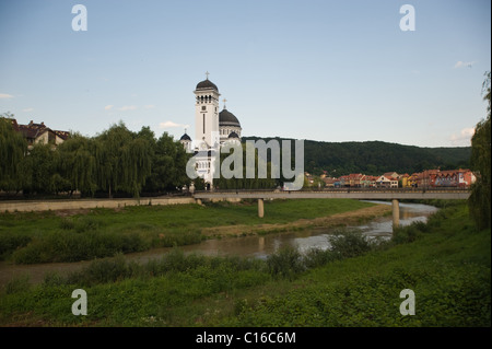 Kirche in Sighisoara/Schäßburg, Siebenbürgen, Rumänien. Stockfoto