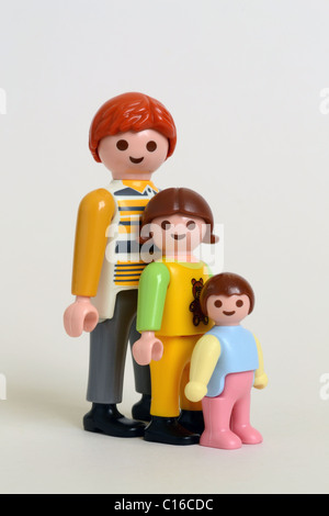 Kinder Eltern Kinder Kunststoff Playmobil Stockfoto