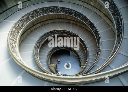 Museum im Vatikan, Wendeltreppe, Vatikan, Rom, Latium, Italien, Europa Stockfoto