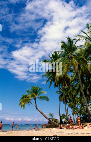 Las Terrenas Strand, Halbinsel Samana, Dominikanische Republik, Caribbean Stockfoto