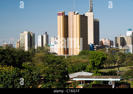 Skyline von Nairobi aus Nairobi Hill Stockfoto