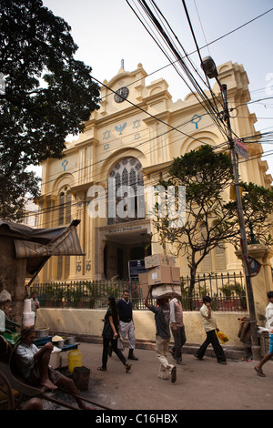 Indien, Westbengalen, Kalkutta, Barabazaar, Beth El Synagogue, historischen jüdischen Ort der Anbetung Stockfoto