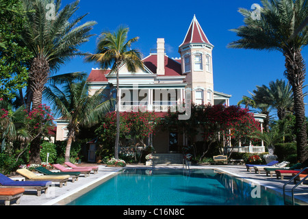 Haus im Kolonialstil, The Keys, Key West, Florida, USA Stockfoto