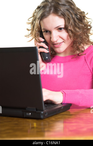 Berufung zum Dienst unterstützen. Isoliert auf weiss. Stockfoto