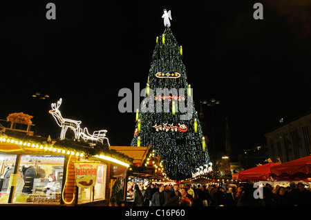 Weihnachtsmarkt, Dortmund, Nordrhein-Westfalen, Deutschland Stockfoto