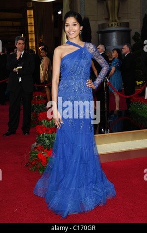 Freida Pinto den 81st Annual Academy Awards (Oscars) - Ankünfte am Kodak Theatre Hollywood, Kalifornien - 22.02.09 .com Stockfoto