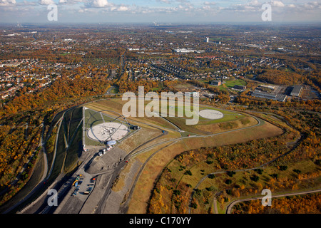 Antenne Halde Hoheward, Halde, Horizont-Observatorium, Herten, Nordrhein-Westfalen, Deutschland, Europa anzeigen Stockfoto