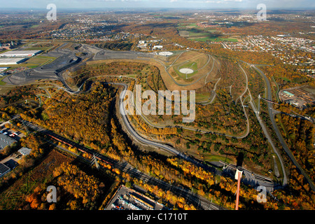 Antenne Halde Hoheward, Halde, Horizont-Observatorium, Herten, Nordrhein-Westfalen, Deutschland, Europa anzeigen Stockfoto