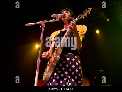 Katy Perry führt bei Manchester Academy 1 auf ihre UK-Tour-Manchester, England - 25.02.09 Sakura / Stockfoto