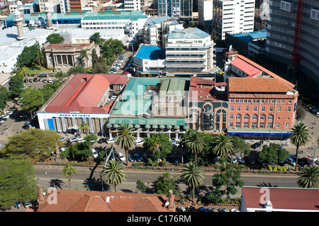 Luftaufnahme der Stadt mit Blick Norden Nairobi Kenia Stockfoto