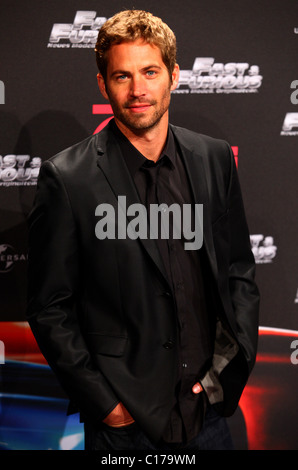 Paul Walker Deutschlandpremiere von "Fast & Furious" im Ruhrpark-Kino UCI Kino Bochum, Deutschland - 17.03.09 Stockfoto