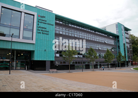 Das Leicester Business School und der Law School Gebäude der De Montfort University (DMU) in Leicester, England, UK. Stockfoto