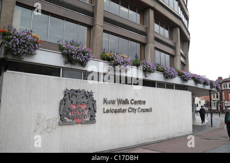 Die neue Walk Centre, Leicester City Council Büros in Leicester, Leicestershire, England. Stockfoto