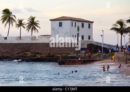 Forte de Santa Maria, Salvador, Brasilien Stockfoto