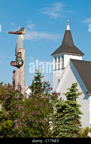 Ketchikan, Alaska. St. Johannes Kirche, Ketchikan, südöstlichen Alaska. Stockfoto