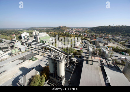 Schwarzenfeld Zementfabrik HeidelbergCement AG in Schwarzenfeld, Bayern, Deutschland, Europa Stockfoto