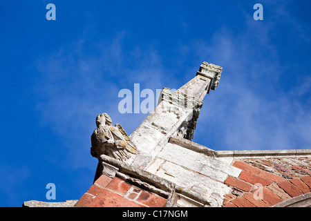 St Mary's Church (Schnitzerei Detail), Totnes, Devon, England, Großbritannien Stockfoto