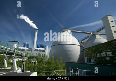 Kläranlage Ruhleben, Berlin, Deutschland Stockfoto