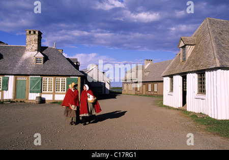 Kanada, Nova Scotia, Louisbourg Festung, nationale historische Stätte Stockfoto