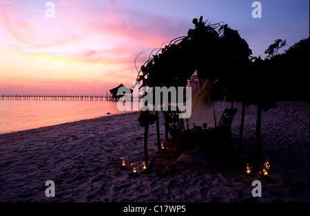 Tansania, Sansibar-Archipel, Pemba Island, Strand vor Fundu Lagoon resort Stockfoto