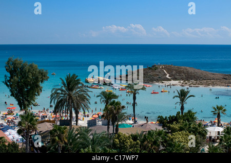 Nissi Beach, Ayia Napa, Zypern Stockfoto