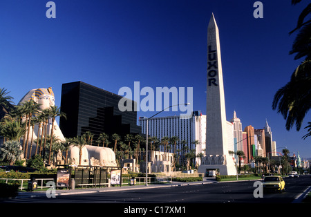 USA, Nevada, Las Vegas, das Luxor Hotel and casino Stockfoto
