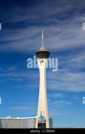 Das Stratosphere Casino, Hotel and Tower in Las Vegas Stockfoto