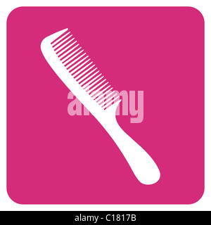 Kamm-Symbol. Vektor zur Verfügung Stockfoto