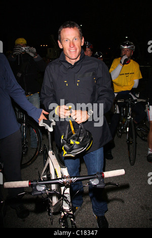 Lance Armstrong und Nike Sportswear starten "Stufen" am Montalban Theater Los Angeles, Kalifornien - 07.03.09 Stockfoto