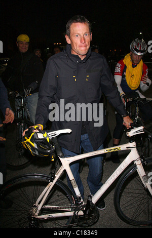 Lance Armstrong und Nike Sportswear starten "Stufen" am Montalban Theater Los Angeles, Kalifornien - 07.03.09 Stockfoto