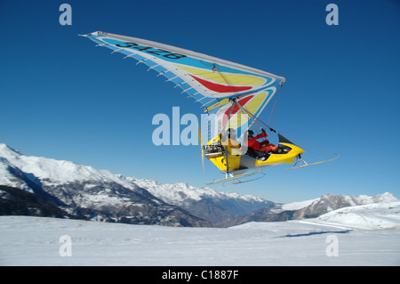 Tanarg Trike geht in die Luft die nächste Erfindung, so weit, das fliegende Auto. Dieses zweisitzige Trike ist durchaus eine revolution Stockfoto