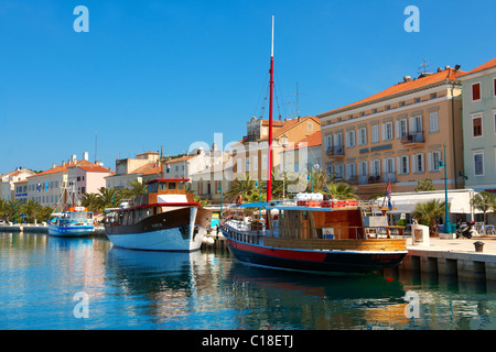 Hafen von Mali Lošinj, Insel Lošinj Kroatien Stockfoto