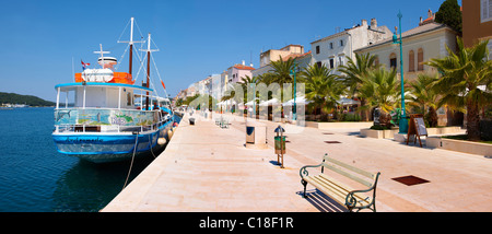 Hafen von Mali Lošinj, Insel Lošinj Kroatien Stockfoto