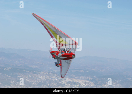 Tanarg Trike geht in die Luft die nächste Erfindung, so weit, das fliegende Auto. Dieses zweisitzige Trike ist durchaus eine revolution Stockfoto