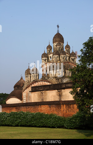 Terrakotta-Tempel in Kalna, Indien. Lalji Tempel Stockfoto