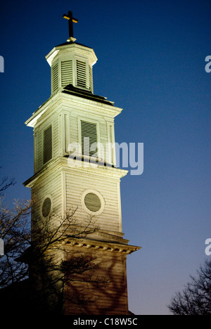 Glockenturm der St. Johns Episcopal Church, Anblick von Patrick Henry, "Freiheit oder Tod" Rede. Stockfoto